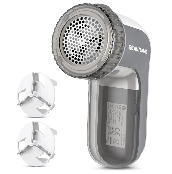 BEAUTURAL Fabric Shaver and Lint Remover, Portable Sweater Defuzzer