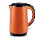 Secura Original Stainless Steel Double Wall Electric Water Kettle 1.8 Quart with Auto Shut-Off & Boil-Dry Protection, Orange SWK-1701DO/HB-3227B Size 1.7L