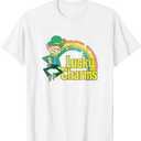 Lucky Charms 80s Style Lucky The Leprechaun Rainbow Logo T-Shirt S