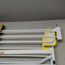 Regalo Safety 29-38.5" Baby Gate for Doorways & Bottom of Stairs, Pressure Mounted Baby Gate with Door for Babies, Toddlers & Pets, Tested & Safe for 30 Years, American Designed, American Owned, White