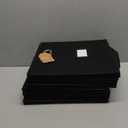 DECOMOMO Black Storage Bins, 13 inch Cube Storage Bins with Labels, Felt Baskets (Cube 13" / 6pcs, Black)