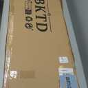 Extra-Wide Ironing Board  48"18" Large Surface (57" w/Iron Rest)  Built-in Clothes Rack, Hanger & Cord Holder  Heat-Resistant Cover  Heavy-Duty, No Wobble  Adjustable Height  Black Grey.