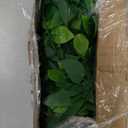 Sggvecsy Fake Hanging Plants 4 Pack Artificial Hanging Plants Fake Potted Greenery Faux Eucalyptus Vine String of Pearls Boston Fern Ivy Vine Leaves for Home Indoor Outdoor Shelf Wall Garden Decor