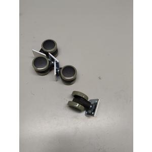 Self Adhesive Caster Wheels Set for Trash Can, Storage Box (4PCS, 1.5")