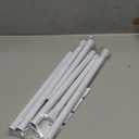 AIZESI 2pcs Spring Tension Curtain Rod 28 to 48 Inch,White Tension Rod Adjustable Curtain Rod Non Slip Curtain Tension Rod No Drill Spring Curtain Rod for Window?Bathroom?Doorway