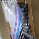 Sakugi Storage Shelves - 5 Tier Shelf Organizer, Heavy Duty Garage Shelving Unit with Leveling Feet, Stable Metal Shelves Organizer for Pantry, Kitchen and Closet, 33.0" W x 12.6" D x 72.0" H, Silver. Incomplete