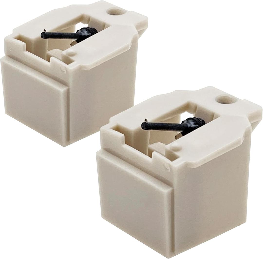 2 Pack ATN3600L Diamond Needles Replacement Stylus, Compatible for Audio-Technica AT-LP60x,AT-LP60xBT,AT-LP60xUSB,AT-LP60,AT-LP60-USB,AT-SB727,AT-SB2022,Crosley C100, C200 Turntable Player