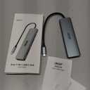 Acer USB C Hub, 7 in 1 Multi-Port Adapter for Laptop, 4K, HDMI Splitter with 2 USB A 3.1 & Type-C to HDMI Data Port, PD 100W Charging, SD Card Reader for Computer, Desktop, Space Grey