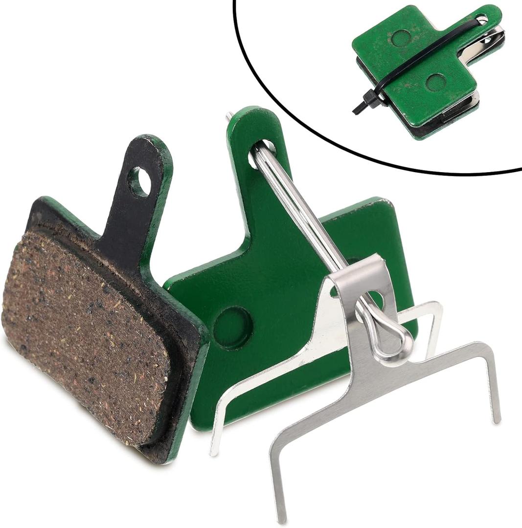 Zonon 2 Pairs Bike Brake Pads Competible with TRP Tektro Shimano Deore Br High-Performance Mountain Bike Disc Brakes for M575 M525 M515 T615 T675 M505 M495 M486 M475 M465 C501s
