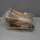 2 Tier Wooden Fruit Basket For Kitchen, Bread Vegetable Fruit Basket Bowl Stand, Farmhouse Fruit Bowl for Countertop, Large