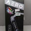 AERO MOBILITY Kick Scooter for Kids 6+, Teens & Adults | Light Up Wheels, Hand Brake, Rubber Deck Mat & Shock Absorption | Foldable & Height Adjustable