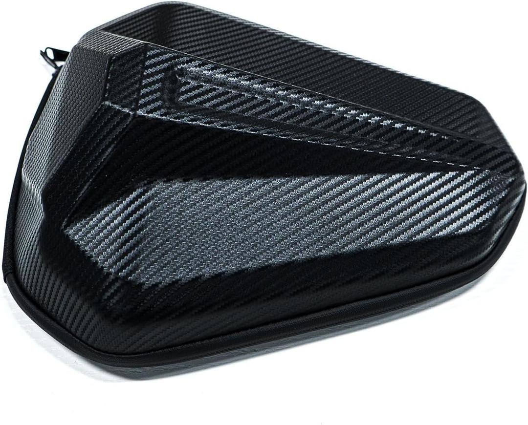NIGHT CAT Tail Bag Multifunctional Waterproof Saddle Bag Motorcycle Rear Seat Universal Storage (Black)