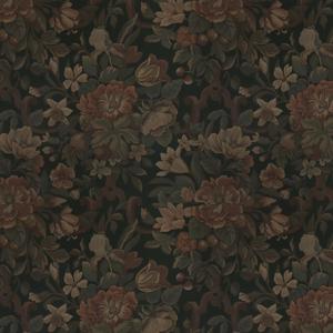 Dimoon Vintage Wallpaper Peel and Stick Dark Green Floral Wallpaper 16.1"x78.7"Flower Leaf Contact Paper for Bedroom Thicken Waterproof Self Adhesive Wall Paper Removable Shelf Liner Vinyl Roll