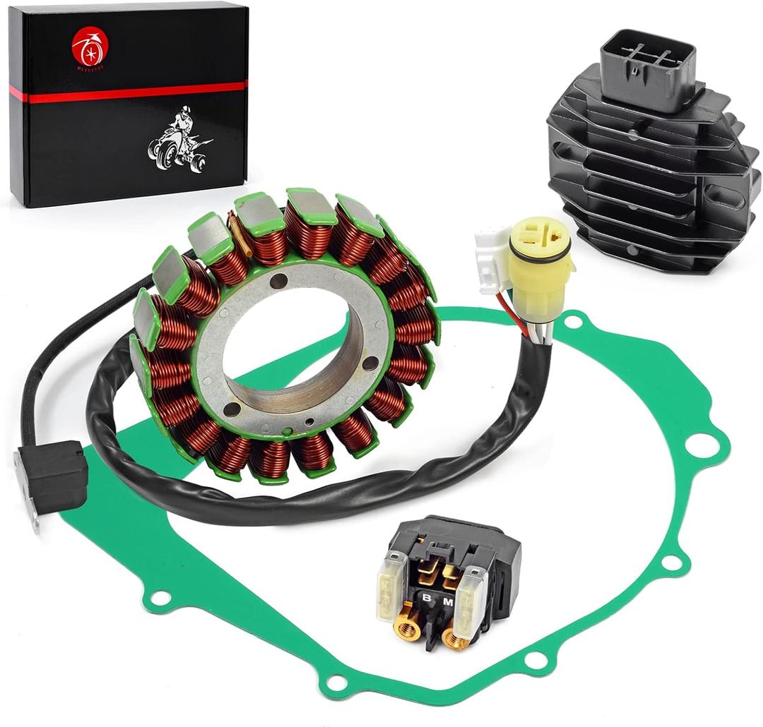 Stator & Rectifier RELAY Gasket Compatible With Yamaha Raptor 350 2004-2013 5NF-81410-00-00 1D0-81940-02-00 5GT-81960-00-00