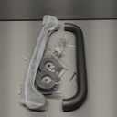 Shower Grab Bar, 2 Pack 16 Inch Gray Bathroom Grab Bar, 1.25" Diameter 304 Stainless Steel Anti-Slip Grab Bars for Bathtubs and Showers, Handicap Shower Grab Bar for Seniors Elderly