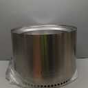 Solo Stove Bonfire 19.5" Smokeless Fire Pit with Removable Ash Pan | Portable Outdoor Fire Pit | Stainless Steel - Wood Burning Lightweight Fireplace | Ideal for 4-6 People, 20 lbs (Silver)