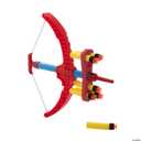 Fun Express Foam Dart Bow Shooters (6 Sets) - Classic Plastic Toy for Kids - Perfect for Kids' Parties, Indoor and Outdoor Play, and Birthdays