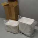 34 oz Disposable Food Containers with Lids 50 Pack Sugarcane Pulp Food Prep Containers Biodegradable Lunch Take out Box Compostable and Microwave Safe for Meal Prep(White)