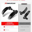 Amazicha Saddlebag Latch Kit Stainless Steel Saddle Bag Lifter Gloss Black fit for Harley Davidson Touring Street Glide Electra Glide Road King Road Glide Ultra Limited FLHR FLHT FLHX FLHTK 2014-2024