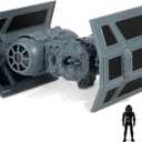 STAR WARS Micro Galaxy Squadron TIE Bomber - 5-Inch Starfighter Class Vehicle with 1-Inch TIE Pilot Micro Figure Accessory