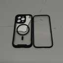 Miracase Magnetic for iPhone 16 Pro Case Full-Body Phone with Built-in Glass Screen Protector, [Compatible with MagSafe] Military Drop Proof 16 Pro Cover Bumper 6.3 inch, Black