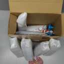 Tioncy 8 Pcs 12 oz Amber Swing Top Glass Bottles for Vanilla Extract Homemade Flip Top Glass Bottles with Lid and Label 2 Funnels for Syrup Beer Brewing Fermentation Kombucha Vinegar Kefir