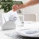 160 Pack Disco Party Cocktail Napkins Stylish Disposable 70s 80s 90s Party Supplies Disco Cocktail Napkins for Engagement Birthday Graduation Baby Shower Supplies(Silver)