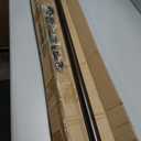 Heavy Duty Curtain Rods, 1 1/8 Inch Diameter Single Curtain Rod 36-72Inch(3-6ft) Extendable Length with End Caps Adjustable Modern Brackets-Dark Bronze