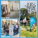 2 Pack X Frame Banner Stand Fits Banner Adjustable Size Width 35" and Height 71" to 78" with Portable Travel Bag, Customize Stand for Tradeshow, Market, Store, Display, Event, Birthday & Party