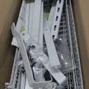 VEVOR Over the Door Pantry Organizer, 9-Tier Pantry Organization and Storage, Heavy-Duty Steel Hanging Spice Rack, Adjustable Wall Seasoning Shelves, for Home Kitchen Laundry Room Bathroom, White