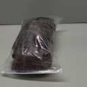 NeColorLife Rectangle Ottoman Cover Jacquard Fabric Slipcover Thick Stretchable Footrest Stool Covers for Oversized Square and Rectangle Ottoman, Medium, Brown