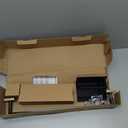 TURS Bathroom Hardware Set Black 4-Piece Towel Bar Set Include 24 Inch Towel Bar Hand Towel Holder Towel Hook Toilet Paper Holder with Shelf Wall Mounted Stainless Steel Bathroom Accessories Set