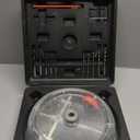 Adjustable Hole Saw Cutter Kit 1-5/8" to 8"40-200mm with ABS Dust Cover for Recessed Lights Ceiling in Recessed Drywall & Ceiling Tile