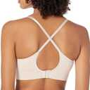 Warner's Womens Easy Does It Dig-Free Band with Seamless Stretch Wireless Lightly Lined Convertible Comfort Bra Rm0911a, X-Large, Butterscotch