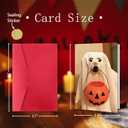 3 x Funny Halloween Card for Dog Lover, Cute Dog Halloween Card Gifts for Kids Friends Family, Trick Or Treat Dogs Cards, Happy Howl-o-Ween. (901)