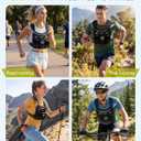 Sahara Sailor Running Vest with 2L Water Bladder, Hydration Vest for Women and Men, Breathable Durable Chest Pack with Waterproof Pockets for Jogging, Trail Running, Hiking