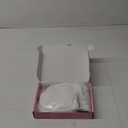 White Wig - Long White Wavy Wigs for Women Middle Part Cosplay Wigs 26 inch Natural Curly Synthetic Wig Heat Resistant Fiber Wigs for Daily Party Use