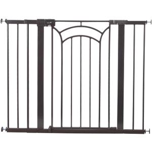 Safety 1st Easy Install Baby Gates for Doorways, Tall & Wide, Dcor Easy Install, Pressure Mount Fastening, No Drilling