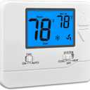 Non-Programmable Thermostats for Home 1 Heat/1 Cool Conventional Single-Stage Systems (Blue Backlight)