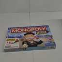Hasbro Gaming Monopoly World Tour Board Game with Token Stampers and Dry-Erase Gameboard for Family Game Night