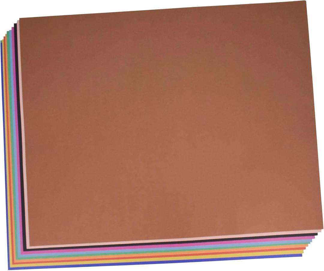 School Smart Railroad Poster Board Paper, 22 x 28 Inches, 4-Ply, Assorted Colors, Pack of 25 School Smart Railroad Poster Board Paper, 22 x 28 Inches, 4-Ply, Assorted Colors, Pack of 25