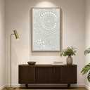 SAFERRYHOME Abstract Textured Hand Painted Wall Art, Thick Texture, 24"x36"
