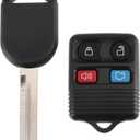 X AUTOHAUX CWTWB1U345 315MHz Keyless Entry Remote Ignition Transponder Key Fob for Ford Explorer 2002-2010 for Ford Expedition 2003-2011 for Ford Focus 2006-2010 4 Buttons
