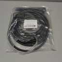 Elecan RG6 Coaxial Cable 25 Feet Indoor/Outdoor Direct Burial Coax Cable, Quad Shielded Waterproof in-Wall with Rubber Boot, Digital TV Aerial Broadband Internet Satellite Cable +25 Ties