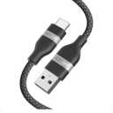 Anker Car Carplay Cable for iPhone 17 16 Pro Max Plus, Upcycled Braided USB A to USB C Car Charger Cord for Samsung Note20 and More (3FT, Black)