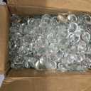 DomeStar 5Lb Flat Glass Marbles, Vase Filler, Glass Pebbles Marbles Bulk for Aquarium Table Scatters Decor