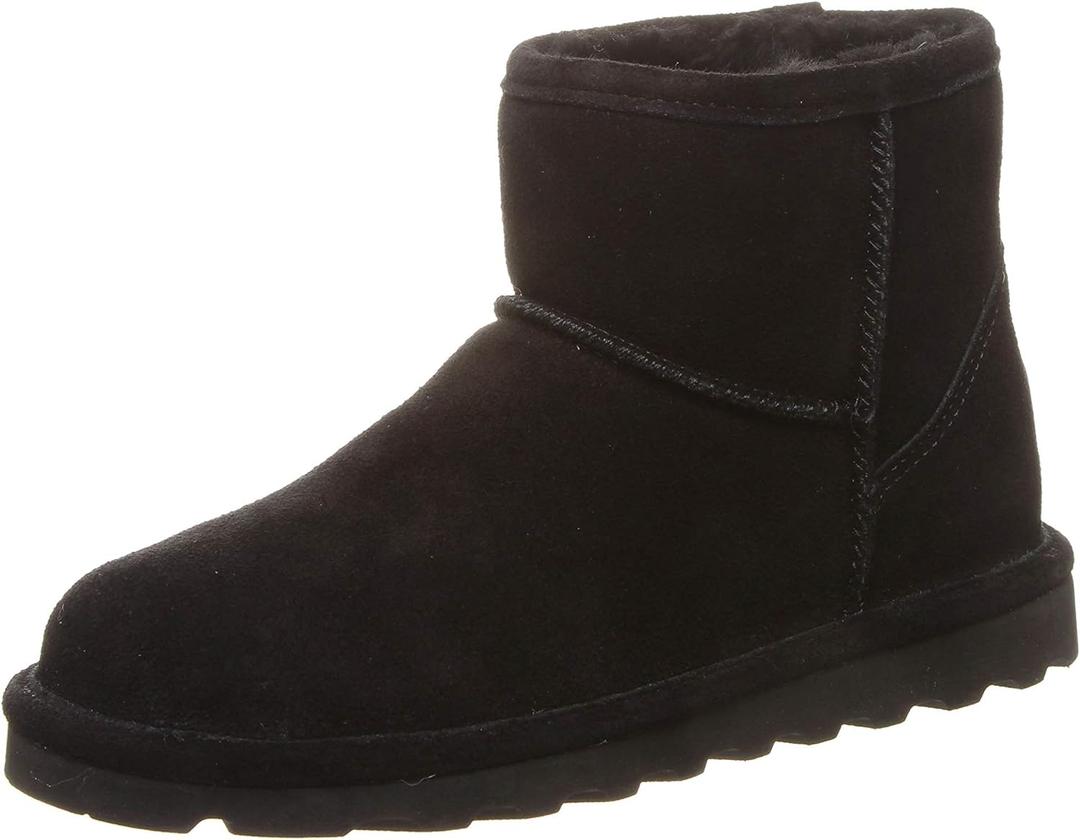 BEARPAW Women's Alyssa Gadget Gray Boot (11, Black Ii)