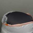 36 inches Donut Dog Bed for Large Dogs - Calming Fluffy Round Pet Bed with Removable & Washable Cover, Fits up to 80 lbs Pets (Dark Grey, Large)