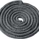 Protalwell Wood Stove Gasket (1/4" x 72" Rope), Wood Stove Door Gasket, Grey Color Fiberglass Gasket, Wood Stove Door Seal, 1/4 in High Temperature Resistant Wood Stove Gasket Rope