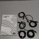 Terasako Magnetic Charging Cable 6-Pack [1ft/3ft/3ft/6ft/6ft/10ft], 3 in 1 Nylon Braided Magnetic Phone Charger, Compatible with Micro USB, Type C, iProduct and Most Devices